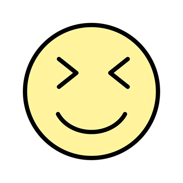 Augenzwinkern Emoji Vektor Symbol Symbol Vektor Illustration Für Den Persönlichen — Stockvektor