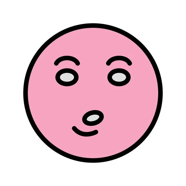 Síp Emoji Vektor Ikon Jel Ikon Vektoros Illusztráció Személyes Edzőtermi — Stock Vector