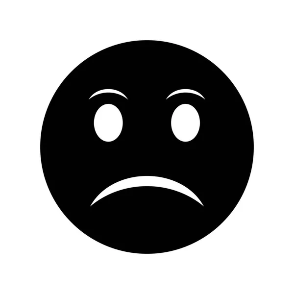 Εικονογράφηση Διάνυσμα Εικονίδιο Σύμβολο Εικονίδιο Θυμωμένος Emoji Φορέα Για Προσωπική — Διανυσματικό Αρχείο
