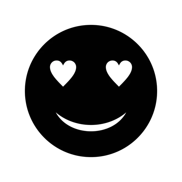 Illustration Vectorielle Icône Signe Icône Vecteur Amour Emoji Pour Usage — Image vectorielle