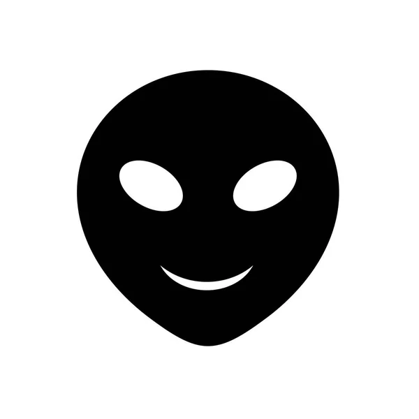 Främmande Emoji Vektor Ikonen Logga Ikonen Vektorillustration För Personligt Och — Stock vektor