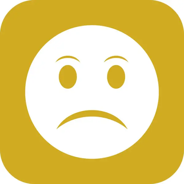 Boos Emoji Vector Icon Teken Icon Vectorillustratie Voor Persoonlijk Commercieel — Stockvector