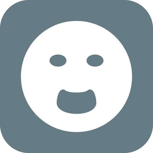 Křičí Emoji Vektorové Ikony Znaménko Ikonu Vektorové Ilustrace Pro Osobní — Stockový vektor