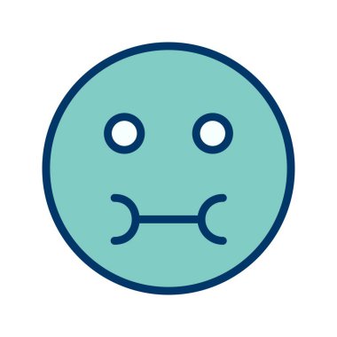 Hasta Emoji vektör simge işareti simge vektör çizim kişisel ve ticari kullanım için..