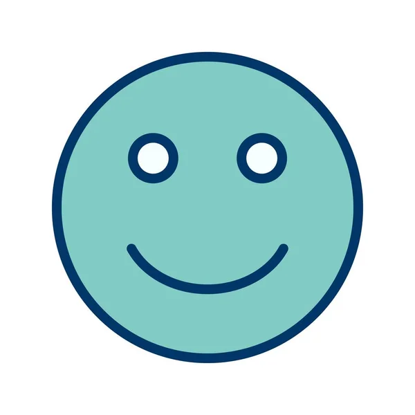 Glückliche Emoji Vektor Symbol Symbol Vektor Illustration Für Den Persönlichen — Stockvektor