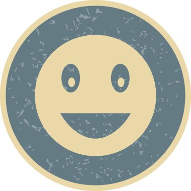 Emoji vektör simge işareti simge vektör çizim kişisel ve ticari kullanım için gülüyor..