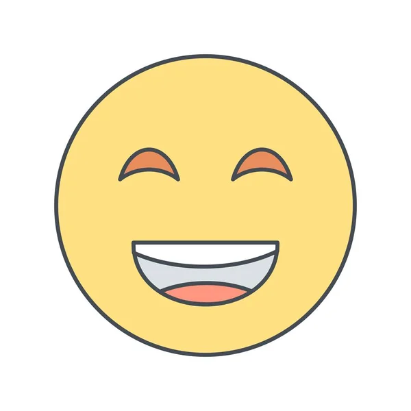 Lol Emoji Vektorové Ikony Znaménko Ikonu Vektorové Ilustrace Pro Osobní — Stockový vektor