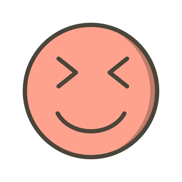 Illustration Vectorielle Icône Signe Icône Emoji Clin Oeil Pour Usage — Image vectorielle