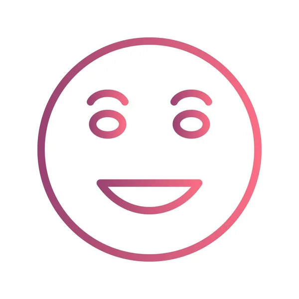 Lol Emoji Vector Icon Signaal Pictogram Vectorillustratie Voor Persoonlijk Commercieel — Stockvector