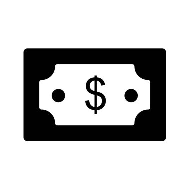 Doları vektör simge işareti simge vektör çizim kişisel ve ticari kullanım için..