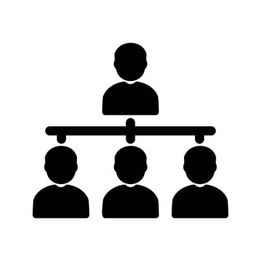 Organizasyon vektör simge işareti simge vektör çizim kişisel ve ticari kullanım için..