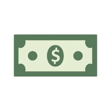 Doları vektör simge işareti simge vektör çizim kişisel ve ticari kullanım için..