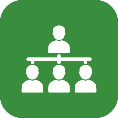 Organizasyon vektör simge işareti simge vektör çizim kişisel ve ticari kullanım için..