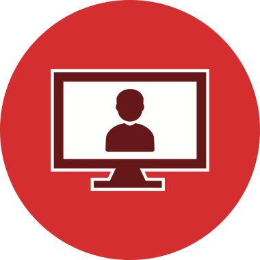 Online iş vektör simge işareti simge vektör çizim kişisel ve ticari kullanım için..