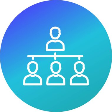 Organizasyon vektör simge işareti simge vektör çizim kişisel ve ticari kullanım için..