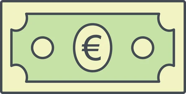 Euro Vektor Ikon Jel Ikon Vektoros Illusztráció Személyes Edzőtermi Használatra — Stock Vector