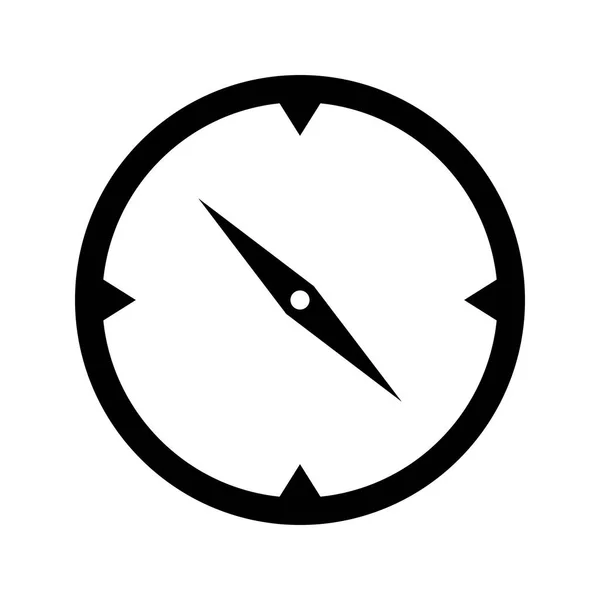 Kompass Vektor Symbol Symbol Vektor Illustration Für Den Persönlichen Und — Stockvektor