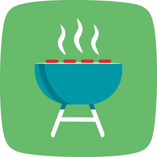 Icono Signo Vector Barbacoa Icono Vector Ilustración Para Uso Personal — Vector de stock