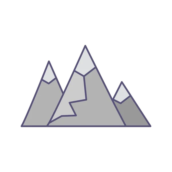 Mountains Vector Icon Sign Icon Vector Illustration For Personal And Commercial Use..