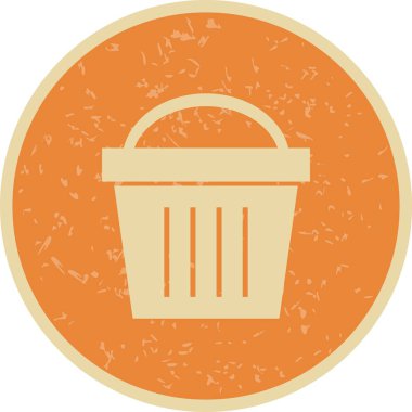 Piknik sepeti vektör simge işareti simge vektör çizim için kişisel ve ticari kullanım..