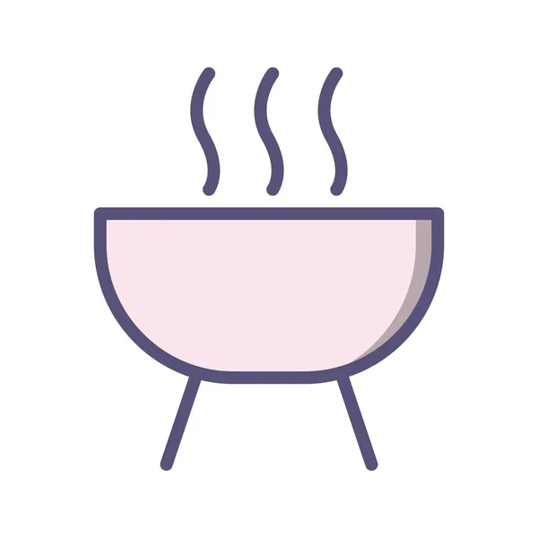 Icono Signo Vector Barbacoa Icono Vector Ilustración Para Uso Personal — Vector de stock