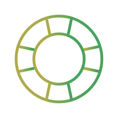 Kişisel ve ticari kullanım için can simidi vektör simge işareti simge vektör çizim..