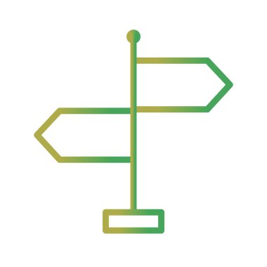 Yön vektör simge işareti simge vektör çizim kişisel ve ticari kullanım için..