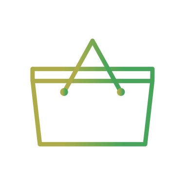 Piknik sepeti vektör simge işareti simge vektör çizim için kişisel ve ticari kullanım..