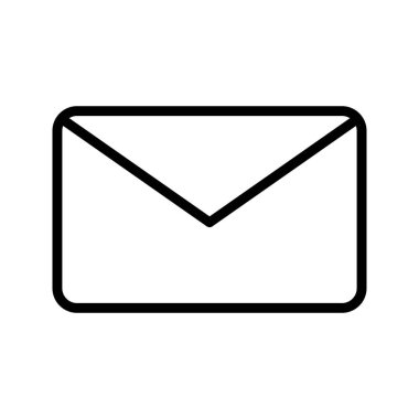 Zarf işareti simge vektör çizim kişisel ve ticari kullanım için..