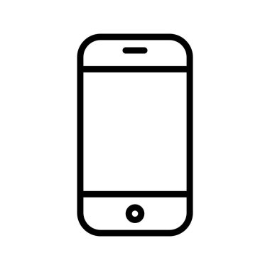 Telefon hücre işareti simge vektör çizim kişisel ve ticari kullanım için..