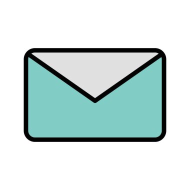 Zarf işareti simge vektör çizim kişisel ve ticari kullanım için..