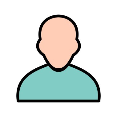 Avatar işareti simge vektör çizim kişisel ve ticari kullanım için..