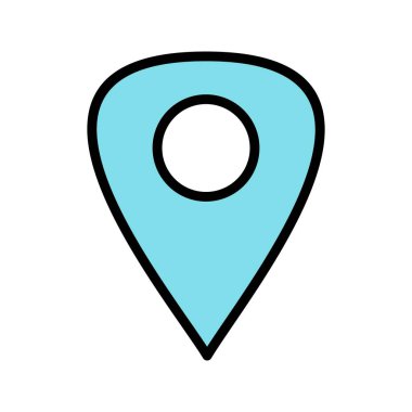 Yer tutucu işaret simge vektör çizim kişisel ve ticari kullanım için..