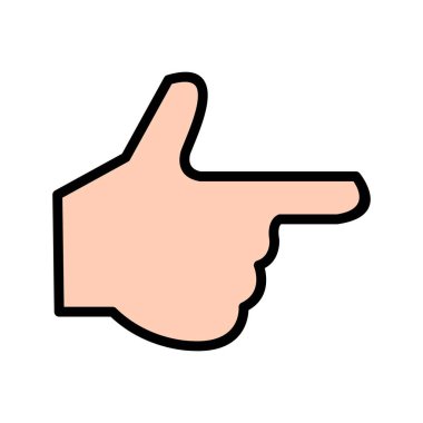 El işareti simge vektör çizim kişisel ve ticari kullanım için..