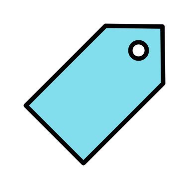 Etiket işareti simge vektör çizim kişisel ve ticari kullanım için..