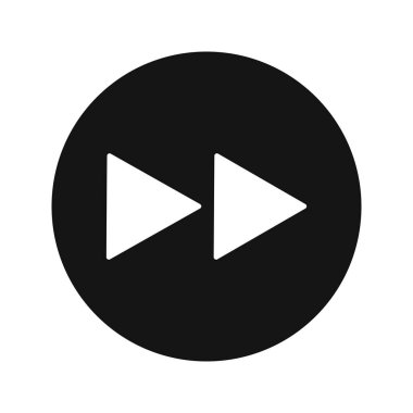 İleriye doğru işaret simge vektör çizim kişisel ve ticari kullanım için..