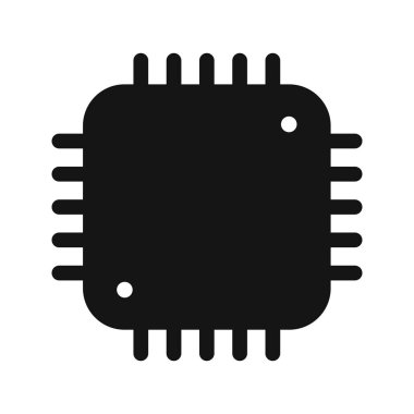 İşlemci işareti simge vektör çizim kişisel ve ticari kullanım için..