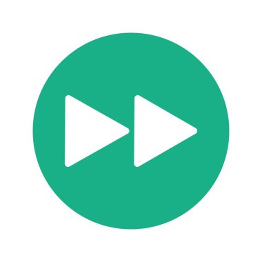 İleriye doğru işaret simge vektör çizim kişisel ve ticari kullanım için..