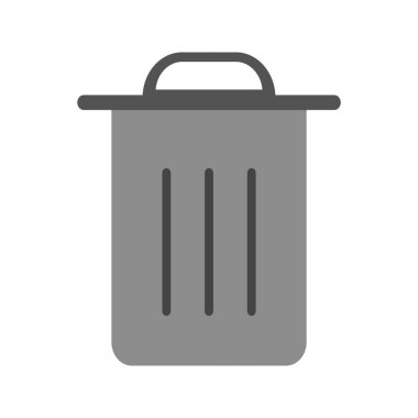  Çöp işareti simge vektör çizim kişisel ve ticari kullanım için..