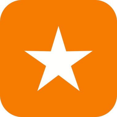 Yıldız işareti simge vektör çizim kişisel ve ticari kullanım için..