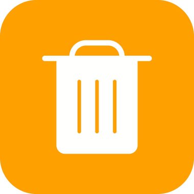  Çöp işareti simge vektör çizim kişisel ve ticari kullanım için..