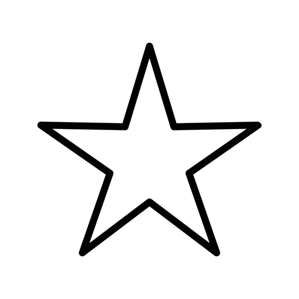 Illustration Vectorielle Icône Signe Étoile Pour Usage Personnel Commercial — Image vectorielle