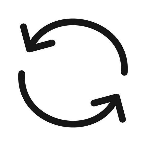 Ανανέωση Σύμβολο Εικονίδιο Εικονογράφηση Διάνυσμα Για Προσωπική Και Εμπορική Χρήση — Διανυσματικό Αρχείο