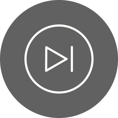 Sonraki işaret simge vektör çizim kişisel ve ticari kullanım için..