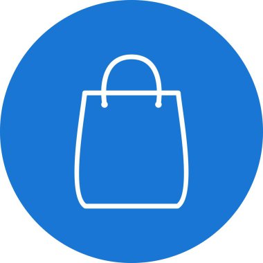 Alışveriş çantası işareti simge vektör çizim kişisel ve ticari kullanım için..