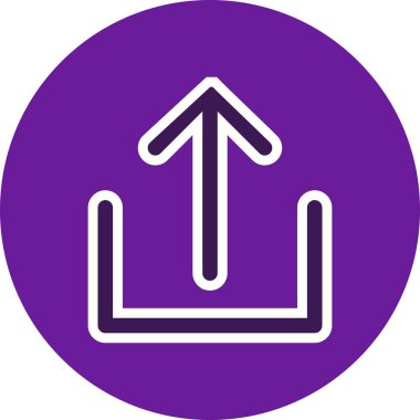 İşareti simge vektör çizim kişisel ve ticari kullanım için upload..