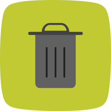  Çöp işareti simge vektör çizim kişisel ve ticari kullanım için..