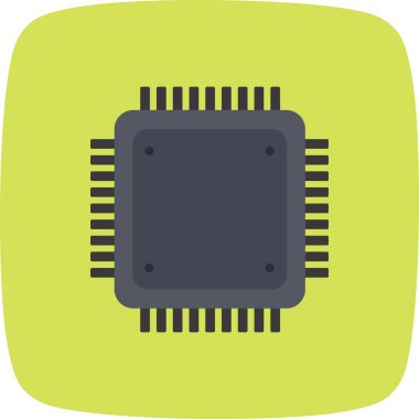 İşlemci işareti simge vektör çizim kişisel ve ticari kullanım için..