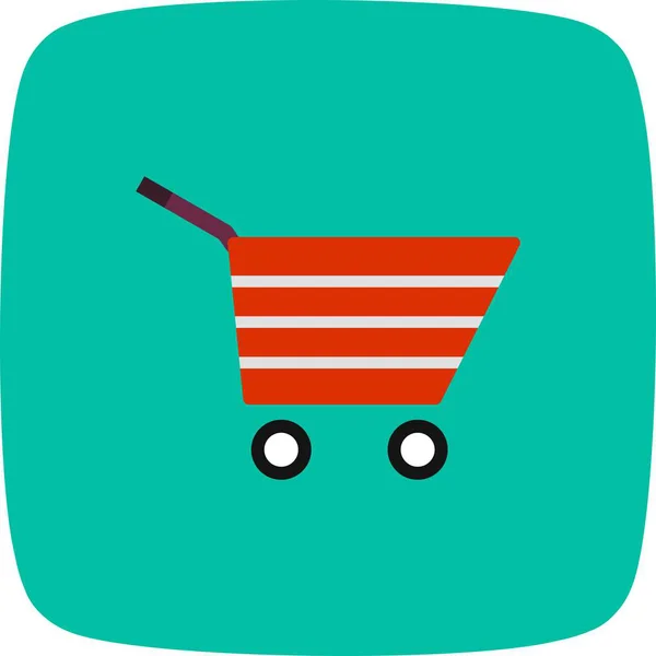 Icono Muestra Del Carro Compras Ilustración Vectorial Para Uso Personal — Archivo Imágenes Vectoriales