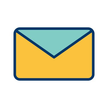 Zarf işareti simge vektör çizim kişisel ve ticari kullanım için..